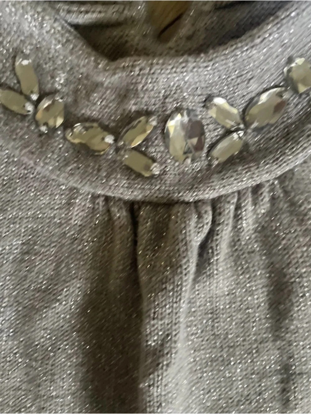 Gymboree shimmery silver